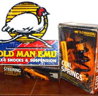 A.R.B. Suspension Kit, Coil Spring, Shockabsober & Steering Damper
