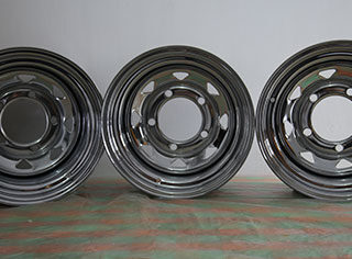 Steel Wheel  Chrome 15 x 8 Steel Wheel  Chrome  15 x 10
